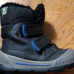 Kamik Black and Gray Kids Boots